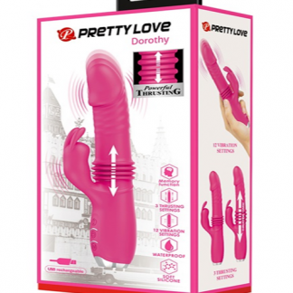 Dương Vật Giả Mini Siêu Rung Thụt - PrettyLove Dorathy - DV39H