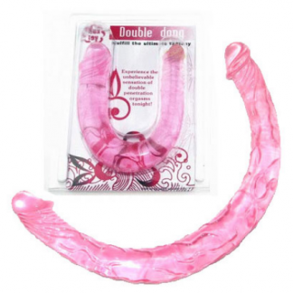 Dương vật giả silicon hai đầu dài mềm mịn - DC79C