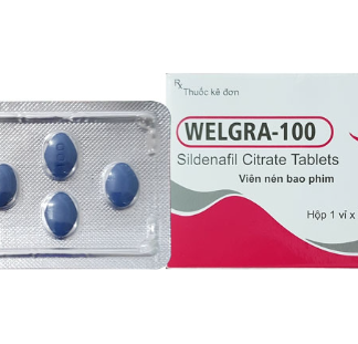 Thuốc cường dương Welgra-100 Sildenafil, Hộp 4 viên