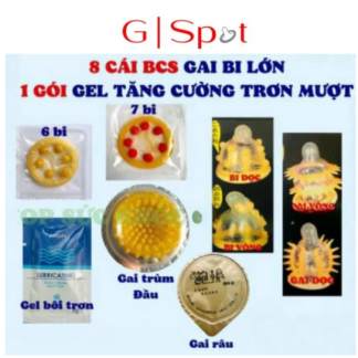 Combo 8 Bao Cao Su Bi Gai Volcano